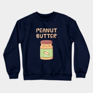 Cute Peanut Butter Jar Doodle Crewneck Sweatshirt